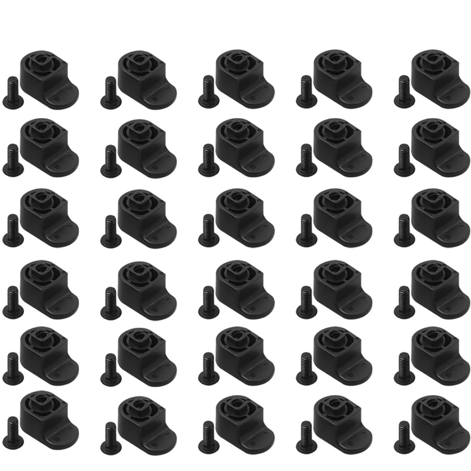 Ajustement for Ninebot Max G30 G30D Kickscoller Arrière Fender Crochet Pliant des Pièces De Réparation De Scooters Électriques Remplacement des Pièces De Crochet Pliant(30pcs)
