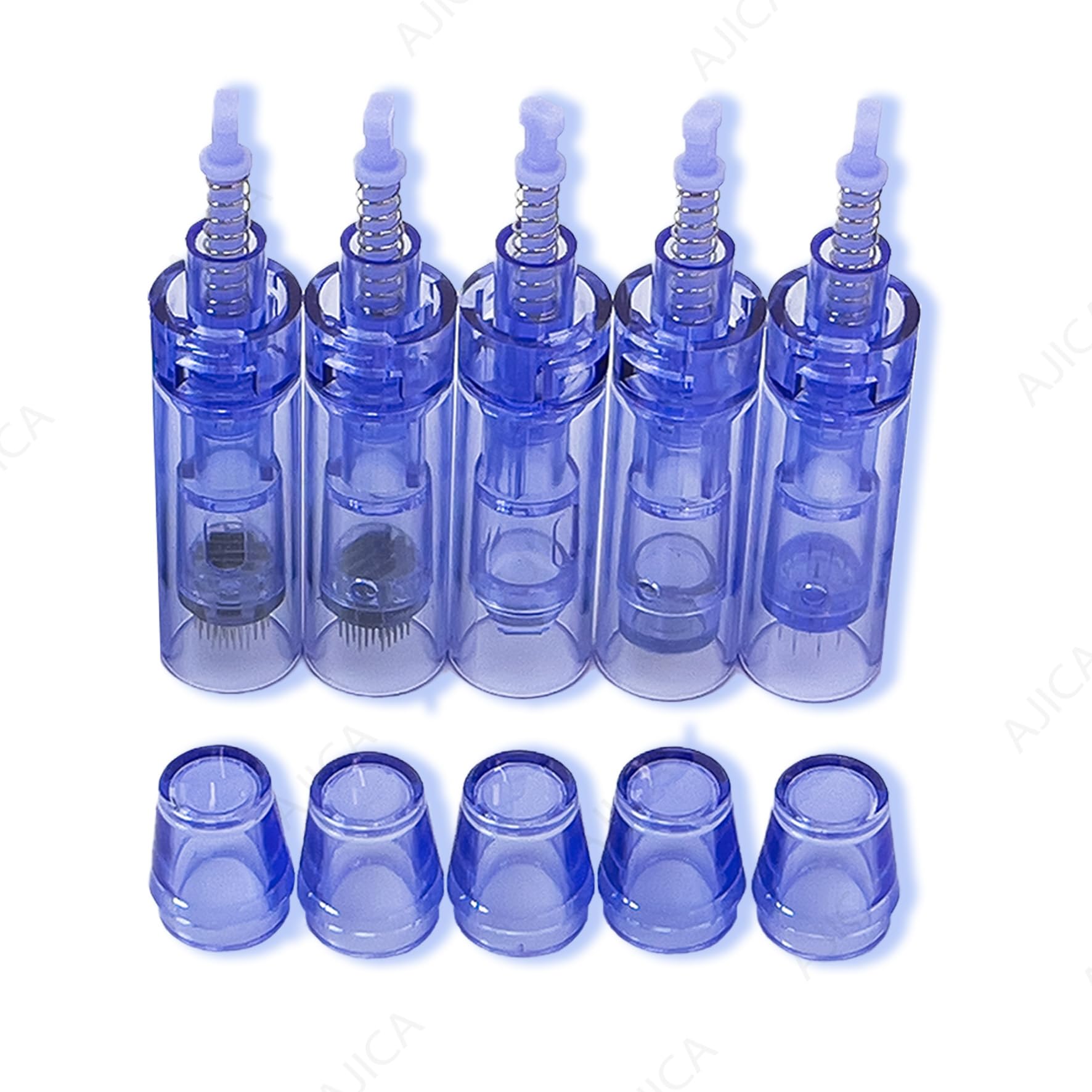Derma Pen Needles Cartridge 12 Pin | 36 Pin | Nano Needle Cartridge Tip For A1 & A6 Derma Pen Electric Auto Micro Stamp Derma Anti-Aging Pack of 5 (Blue, 12 Pin)-picture-22