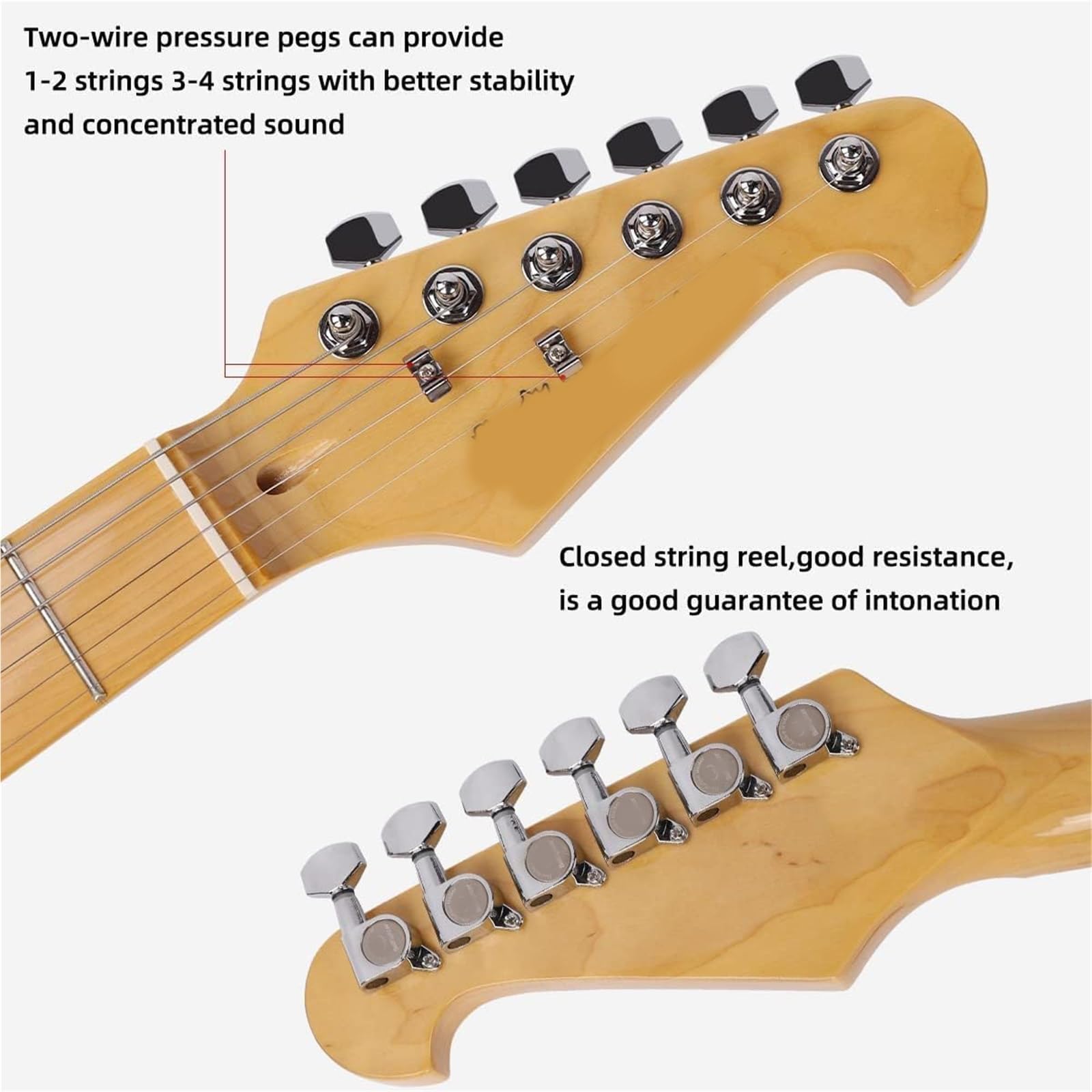 Gitara Elektryczna Czarny Zestaw Gitary Elektrycznej Dla Początkujących Pełnowymiarowy Sześciostrunowy Odpowiedni Miłośników Muzyki I