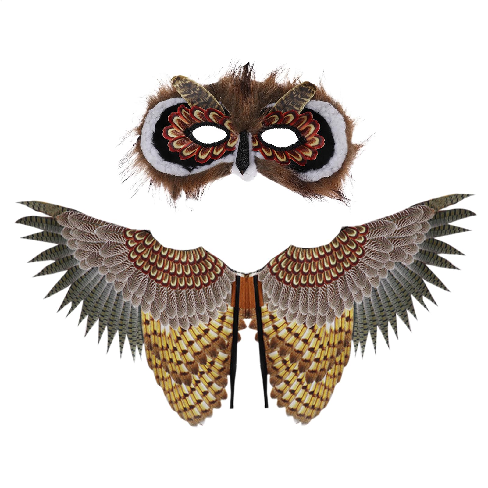 Costume Da Per Bambini Accessorio Costume Halloween Tema | Accessorio Maschera E Da Gufo Per Giochi Di Ruolo, Performance, Carnevale, Cosplay E Feste All'Aperto