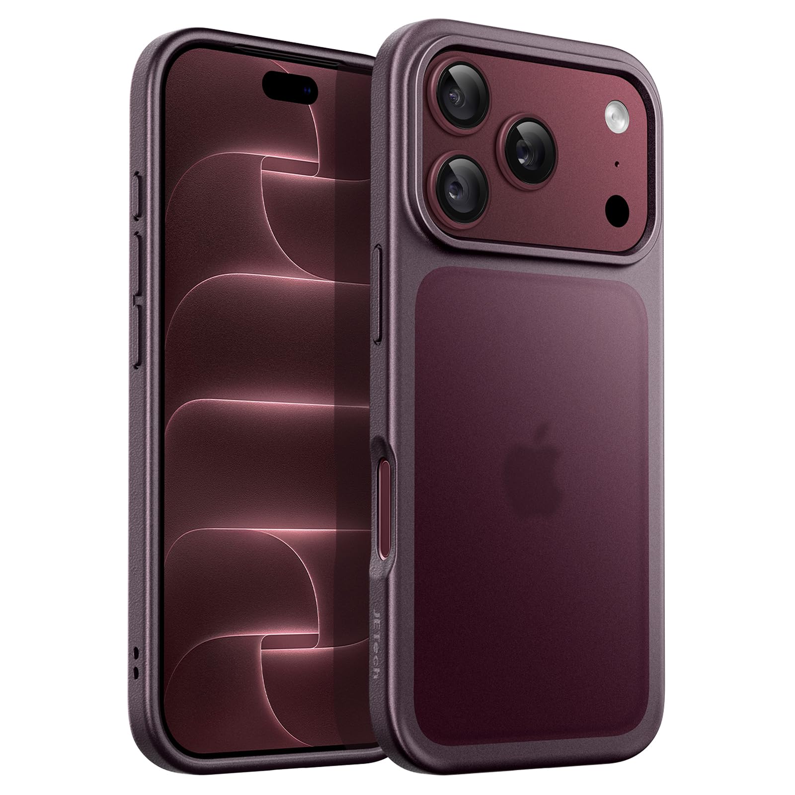 Matte Case for iPhone 18 Pro Max, Dark Cherry
