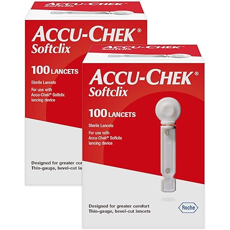 Softclix Diabetes Lancets for Diabetic Blood Glucose Testing