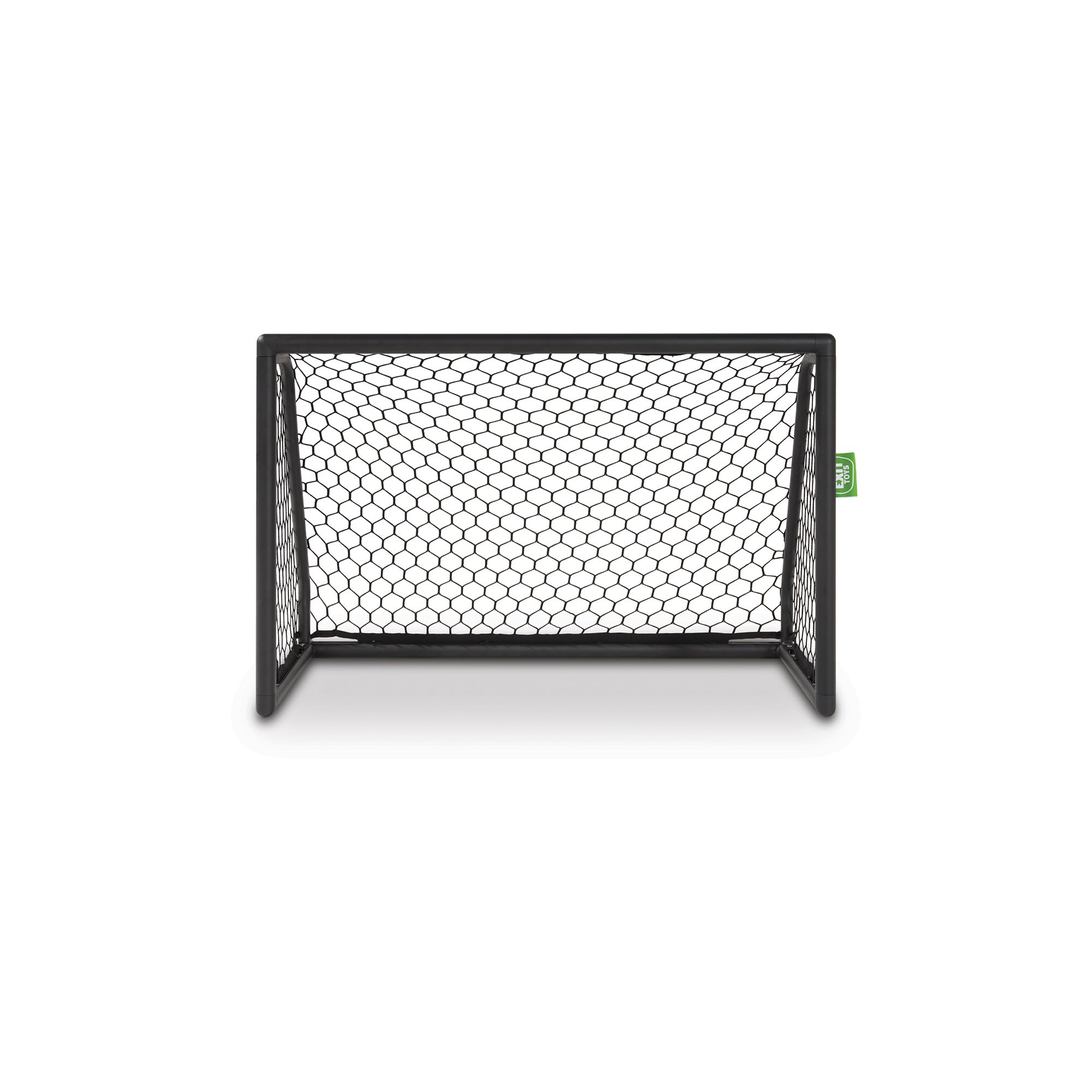 EXIT Scala But de Football en Aluminium - Léger - Haute Qualité Aluminium Inoxydable - But de Football Professionnel - pour dans Le Jardin - Entraînez Vos Compétences de Football - 120x80cm - Noir