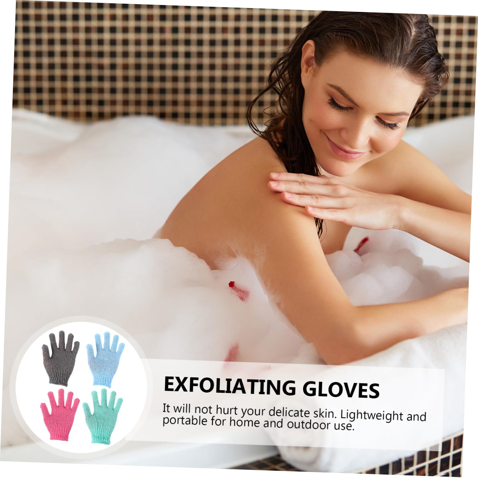 Healeved 12paare Peelinghandschuhe Für Körperpflege Teiliges Effektives Peeling Und Sanfte Reinigung Für Hauttypen Für Dusche Und Bad Aus Strapazierfähigem