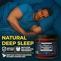 Vista 7 de Magnesium Cream with Grass-Fed Tallow – Soothing Muscle Relief & Sleep Support, All-Natural Night Balm for Leg Cramps, Restless Legs & Tension – 4