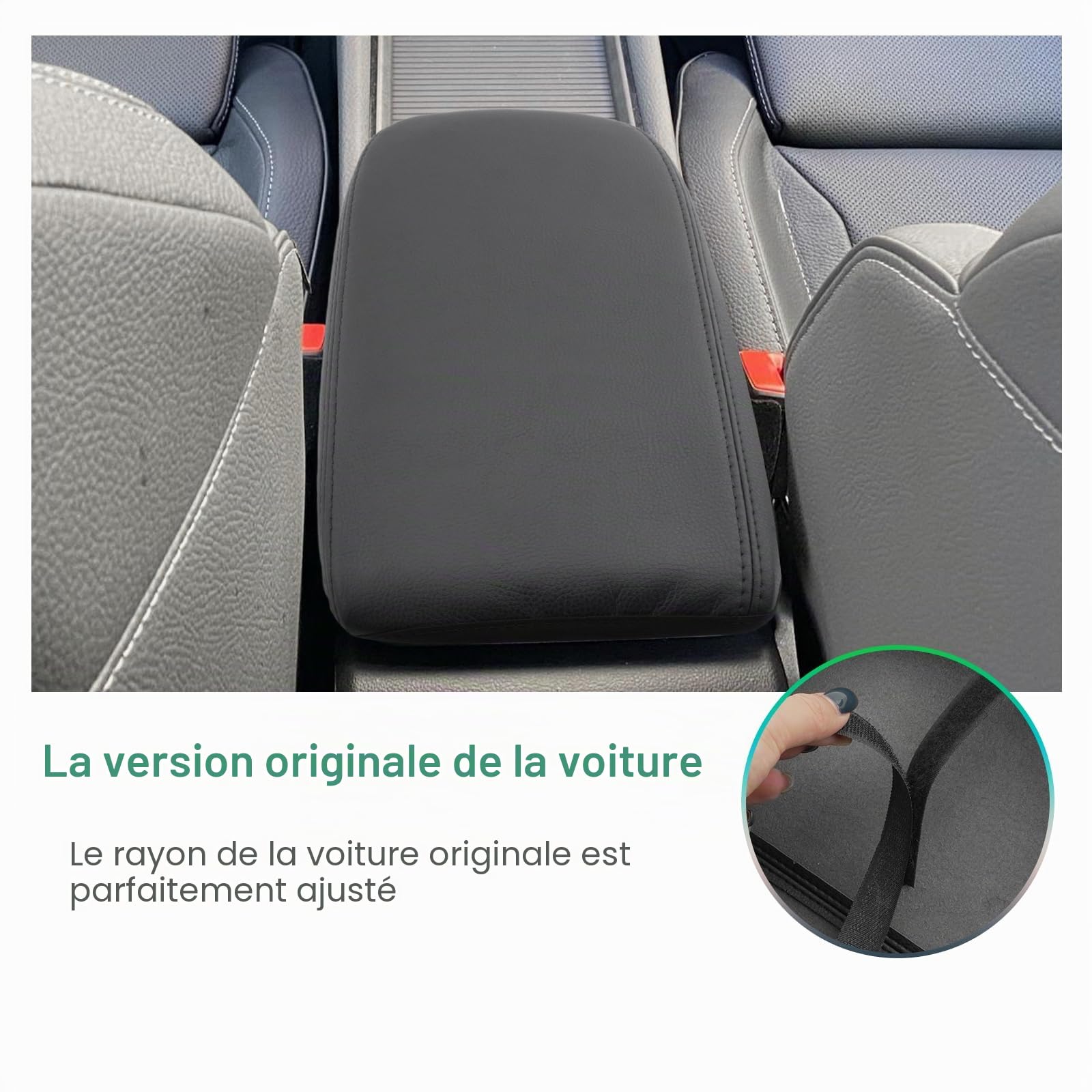 GAFAT Compatible avec Skoda Kodiaq ii 2024 2025 2026 Housse d'Accoudoir Central, Kodiaq 2 RS/Sportline Console Centrale Accoudoir Kodiaq 2025 Protection Microfibre Cuir PU, Kodiaq 2 Accessoires