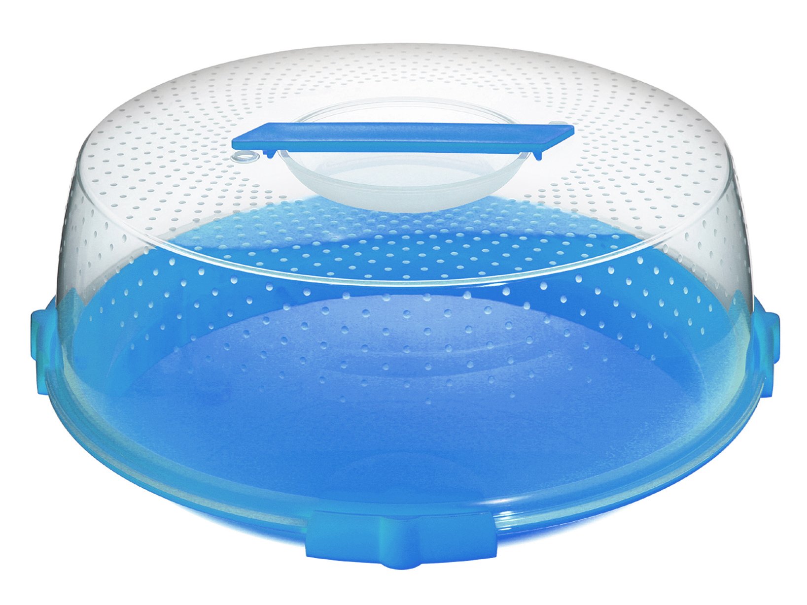 Assiette à Tarte Transparente 26 Cm - Cosmoplast - Idéale Pour Présenter Gâteaux Et Tartes