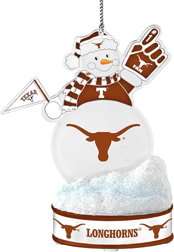 NCAA LED Snowman Ornament