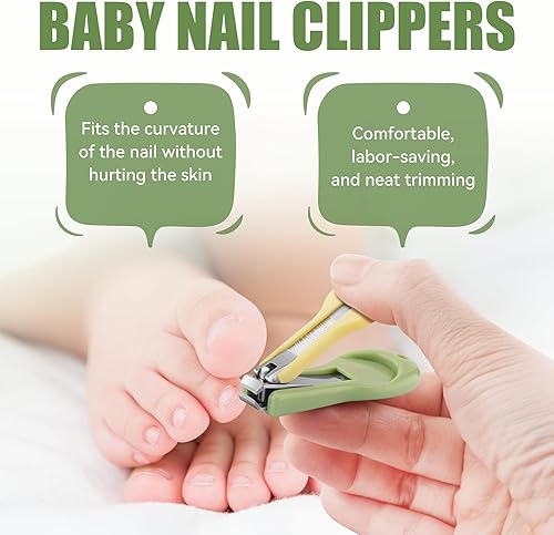 Miniatura 3 de Juego de cuidado de uñas para bebé, 5 en 1, cortaúñas para bebés, kit de aseo infantil, juego de manicura para recién nacidos, bebés, niños pequeños