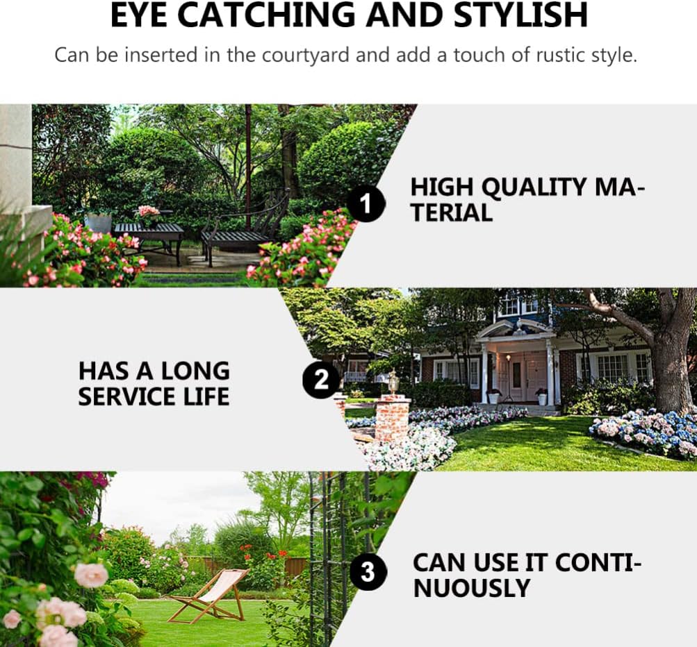 6pcs Ground Hooks for Outdoor Multi-Purpose Use Lawn Hangers for Lanterns Streetlamps and Flower Pots Metal Garden Hooks for Easy Installation and Performance