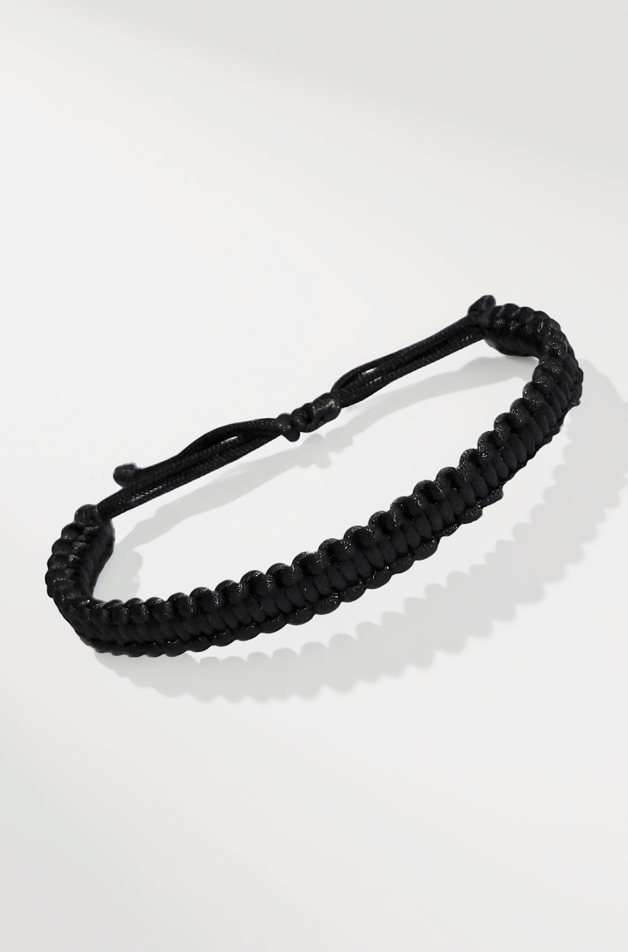 Black Cord Macrame Bracelet Adjustable Avoid Negative Energy for Girls Boys Man Women (Not for Anklet)
