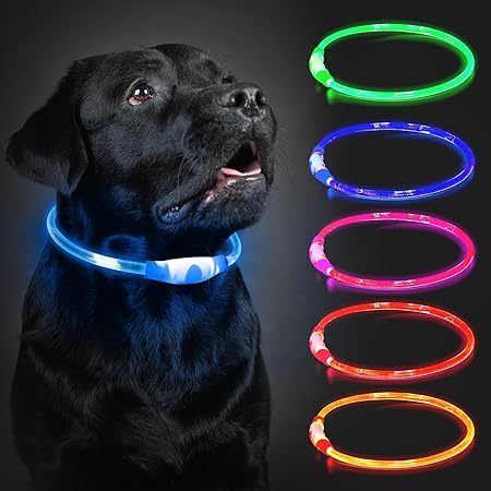 CoCoDonut aufladbares LED Hundehalsband