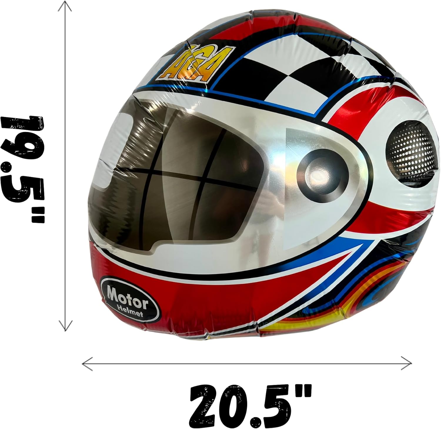 Motorcycle Dirt Bike and Helmet Balloons | Birthday Party Supplies and Decorations | Birthday Parties Celebration Baby Shower Gender Reveal - Image 3