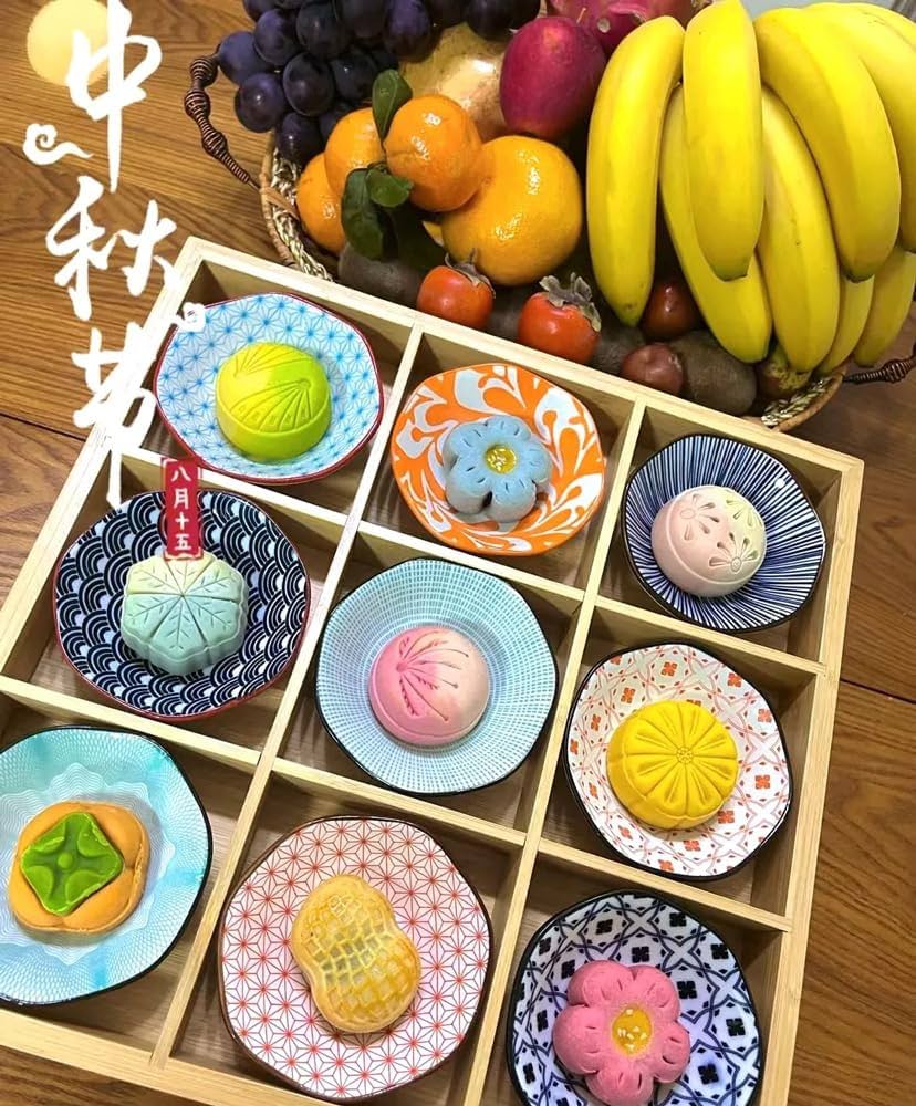Amazon | 仕切り皿 9分割 竹 トレイ 鍋料理店の食器 お菓子皿 果物皿