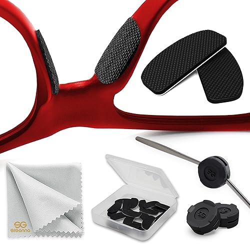 Almohadillas nasales para gafas, 6 pares de 0.039 in