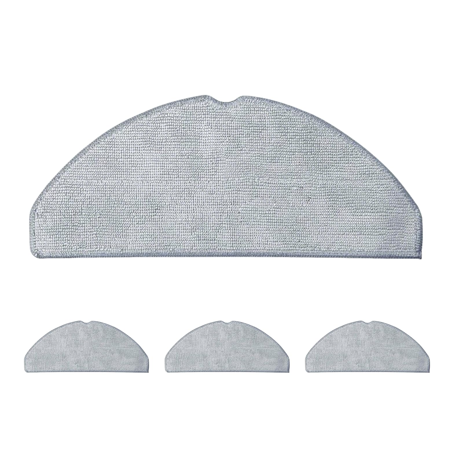 Ninnyi Grey 4 Pcs Robot Vacuums Mop Pads Replacement For Eufy L60 Hybrid & G50