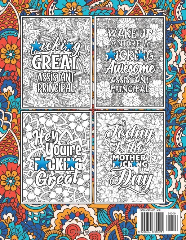 Assistant Principal Gifts: Assistant Principal Coloring Book For Adults: Motivational Swear Word Coloring Book for Assistant Principals with funny ... Assistant Principal Gifts For Women & Men - Image 2