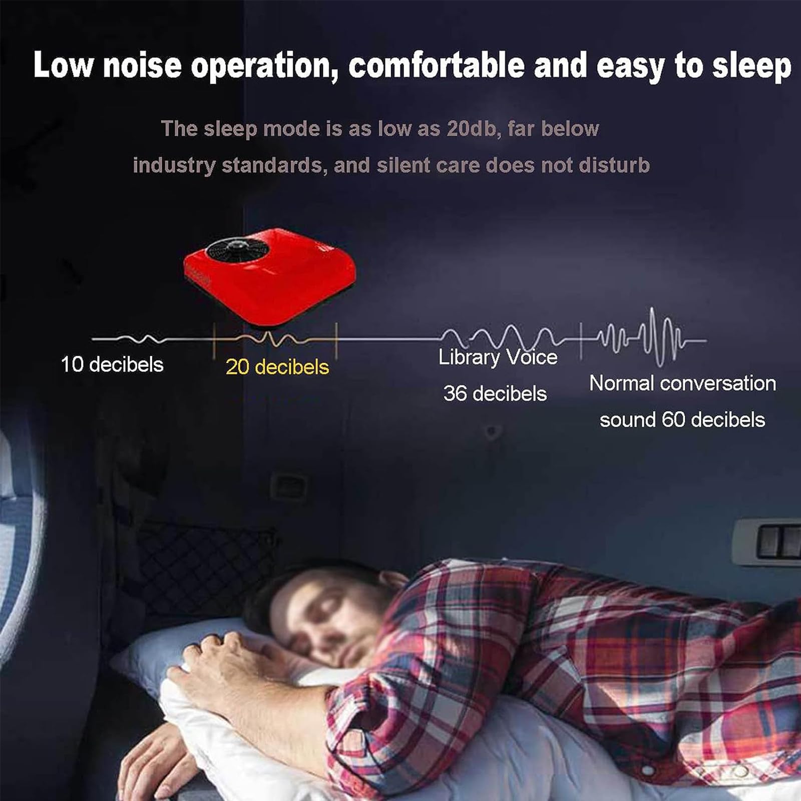 RV Condizionatore D'aria, Climatizzatore da Tetto 12 V 24 V con Funzione Di Raffreddamento, Climatizzatore da Tetto per Camper, Autobus, Escavatori, Trattori, Camper, Veicoli Agricoli,12V-White