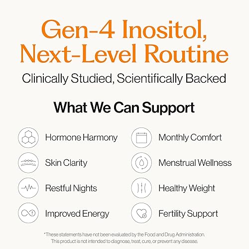 Miniatura 5 de INERTIA+ The Care Up-sorption INNERSITOL Inositol líquido  401 mio & D-Chiro con folato  Suplemento de inositol para mujeres  14 barras