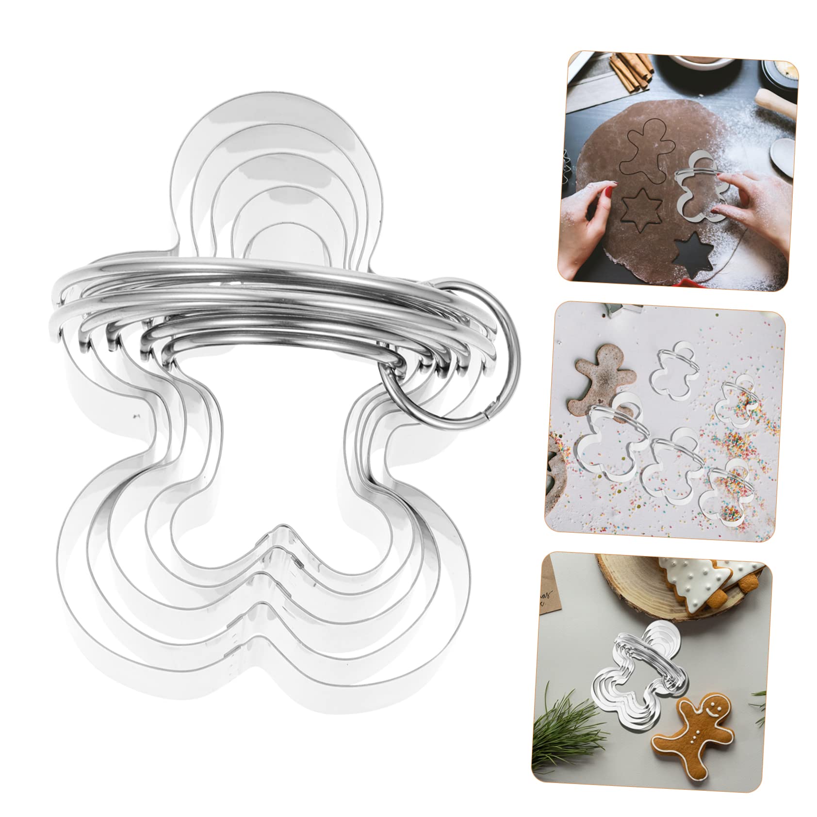Alipis 4sätze Keksausstecher Teiliges Backform Für Fondant Und Mousse Wiederverwendbare Backmotive Für Hausbäcker Und