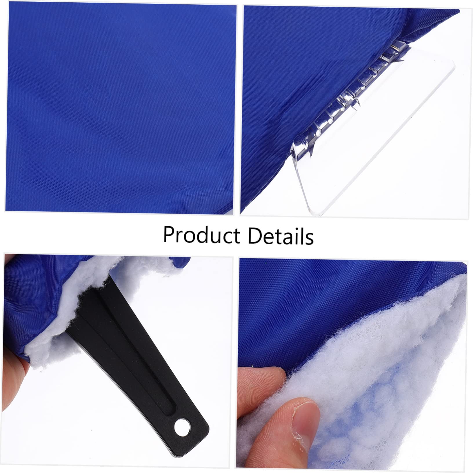 Sosoport Thick Ice Removal Shovel Mittens Windshield Cleaning Tool Snow Shovel Mitts Snow Tools