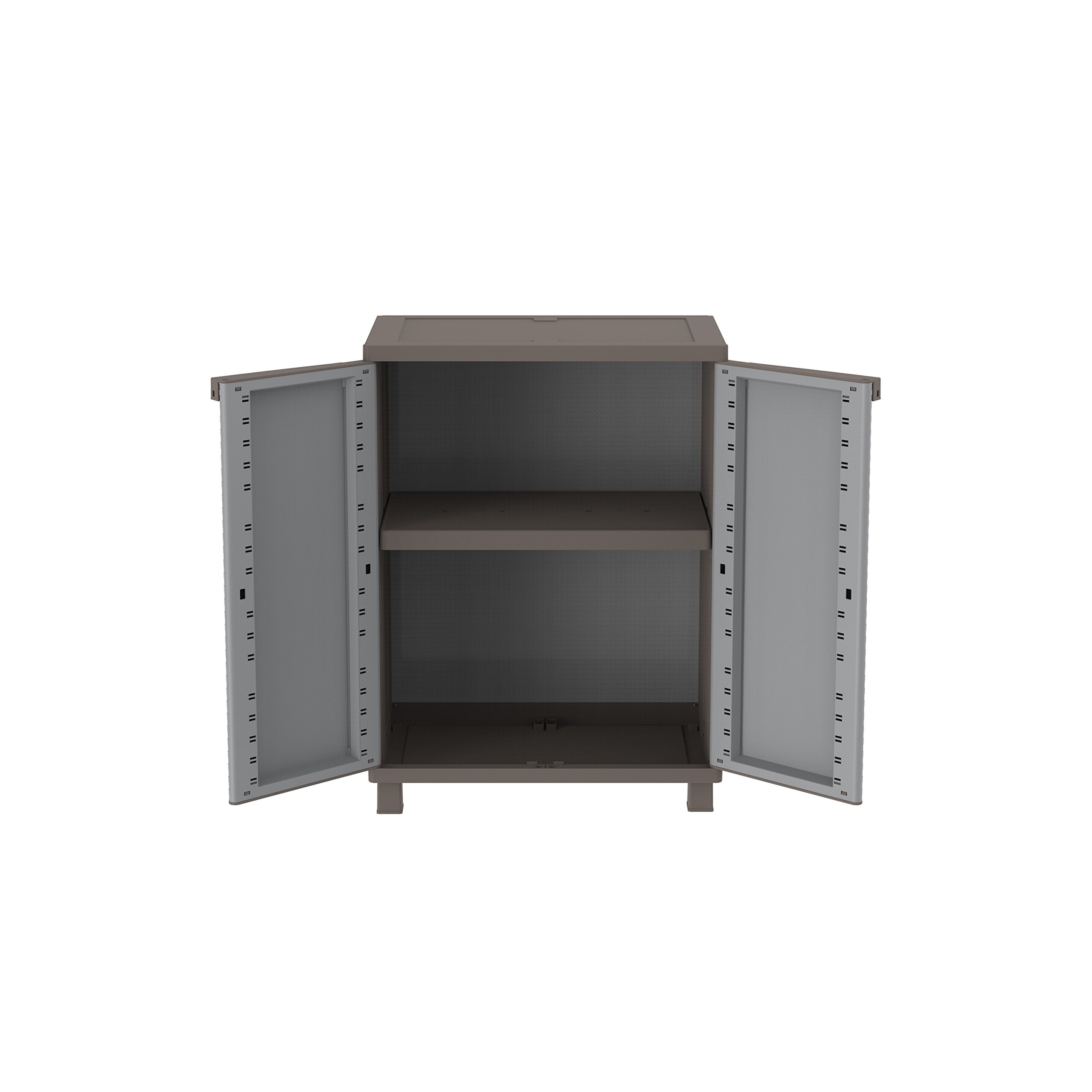 Terry, Jrattan 68 , Armario 2 Puertas con 1 Estante Interno. 68X37,5X91,5 cm - 4