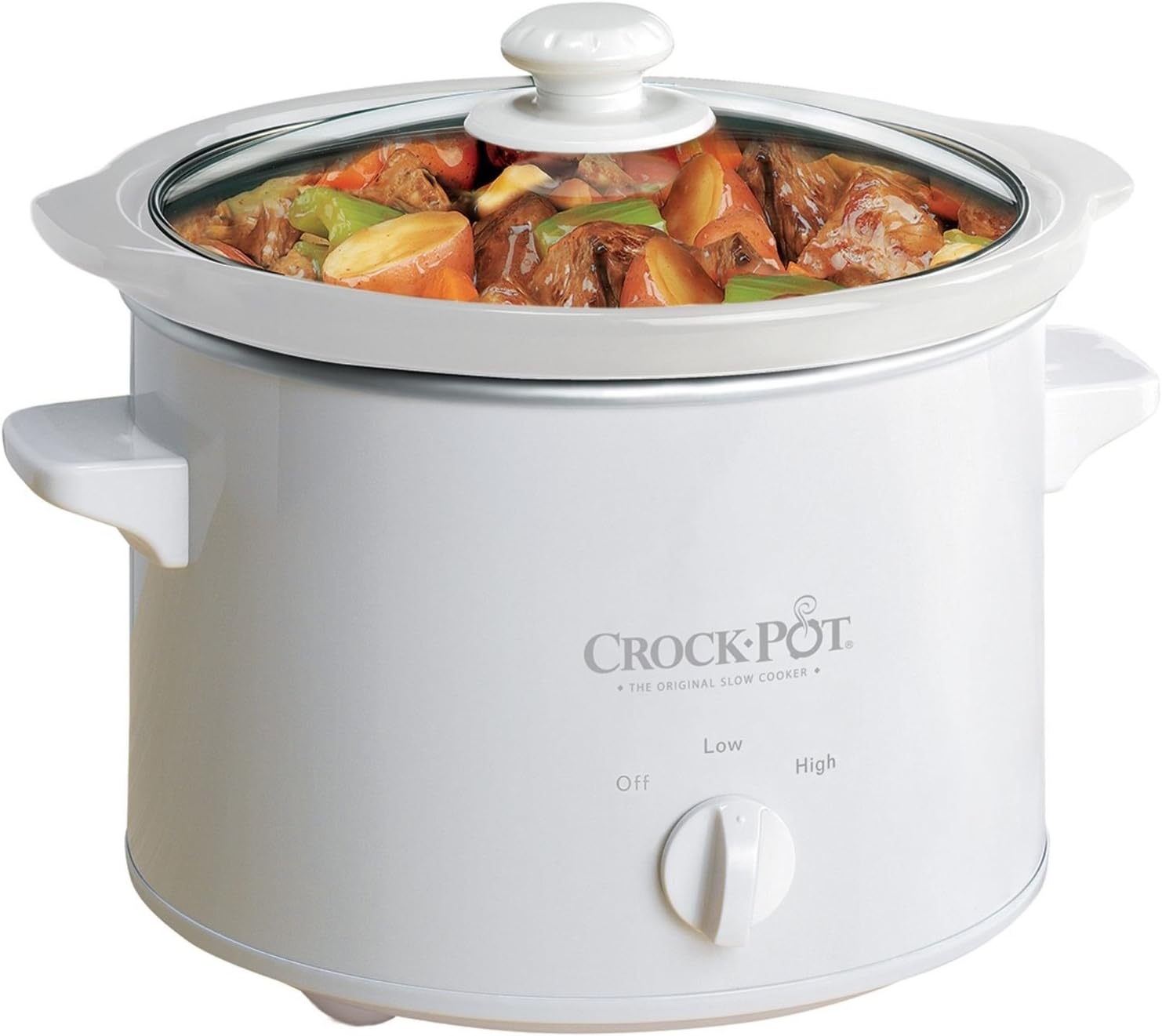 New Crock-Pot 5025-WG-NP Manual Slow Cooker, White