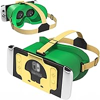 Vista 1 de MVPTGRS VR Headset for Nintendo SwitchSwitch OLED Model, Switch Virtual Reality Glasses Upgraded with Adjustable HD Lenses and Pupil Distance, Labo