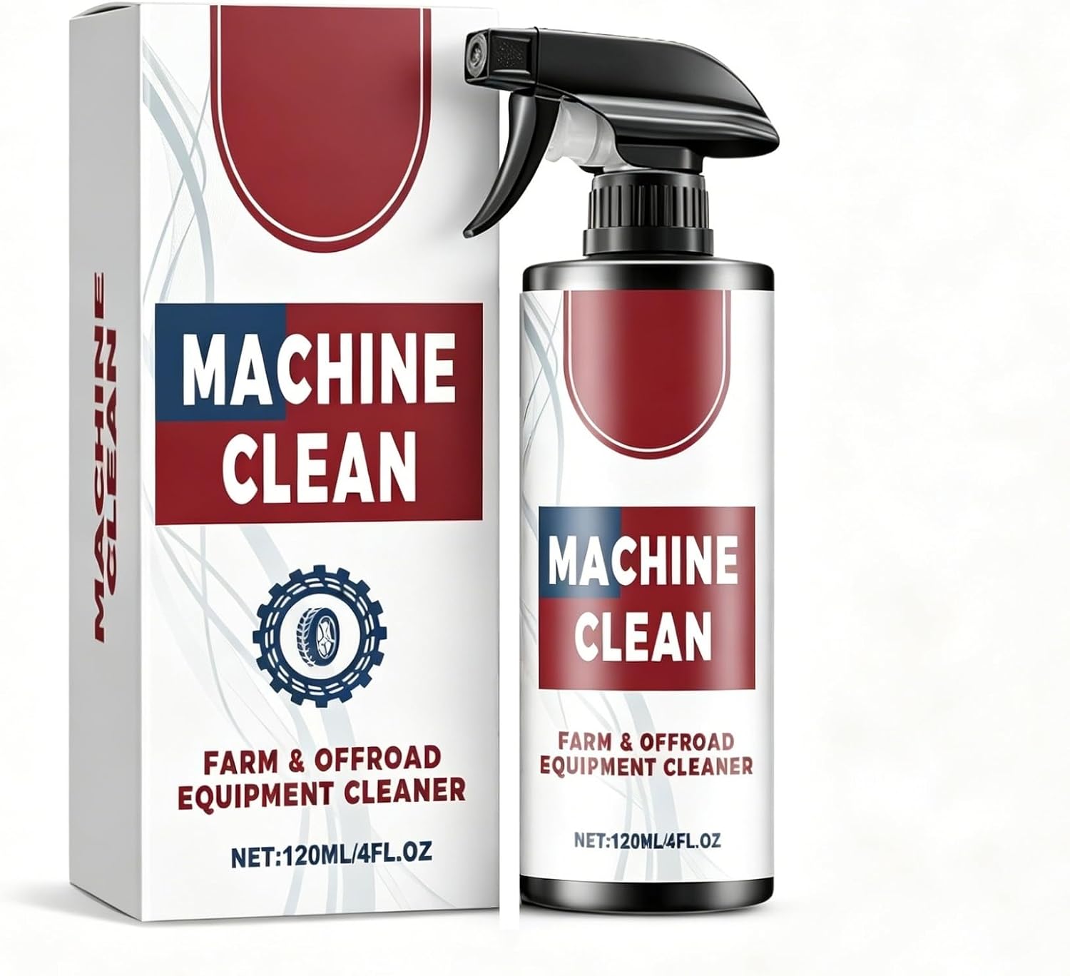 Machine Clean Spray, Heavy-Duty Outdoor All Purpose Cleaner 4FL OZ