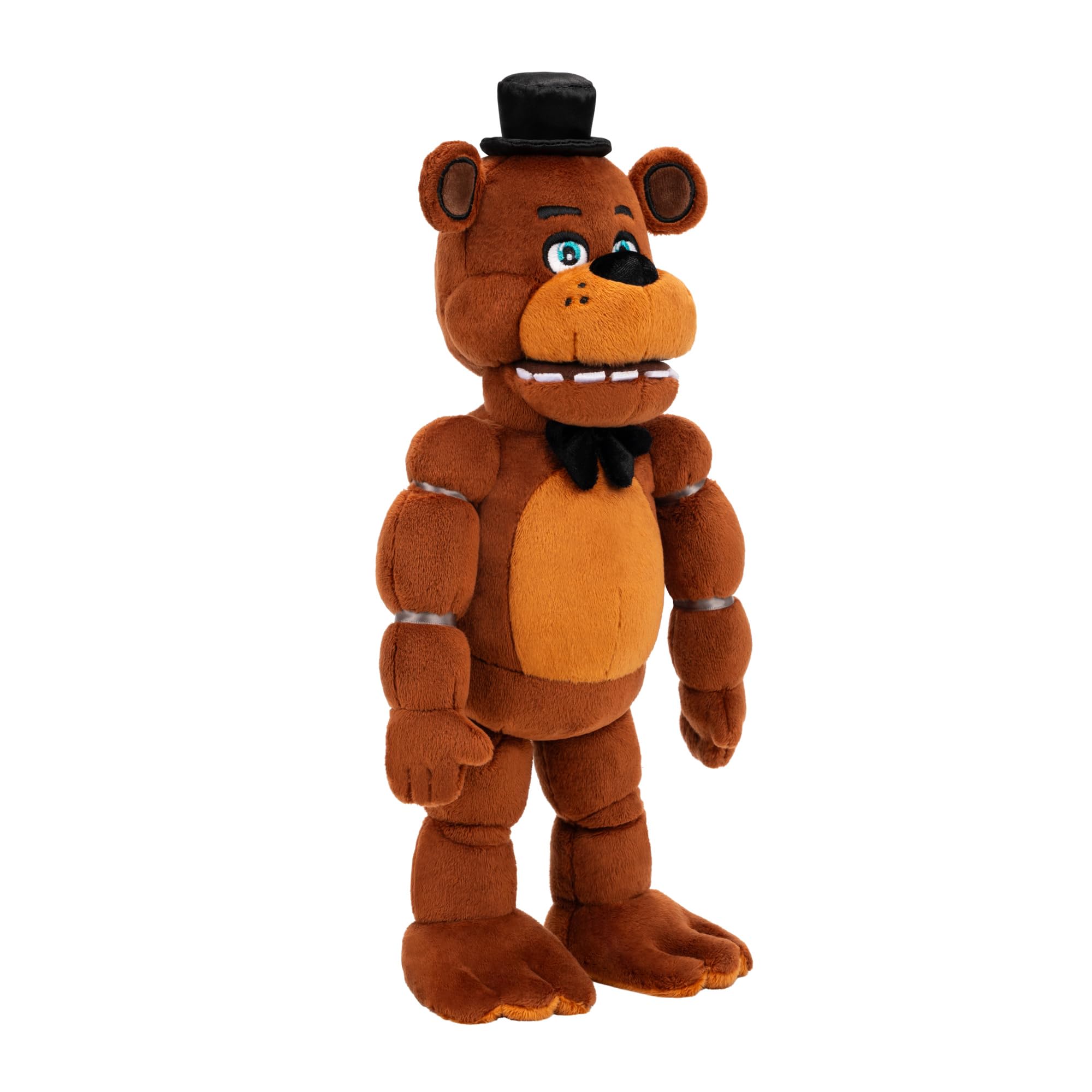 Five Nights at Freddy'S 14" Poseable Sound Freddy Fazbear Peluche - 5 Sonidos, 1 Clip de canción, y Ojos Que Brillan en la Oscuridad - Edades 8+
