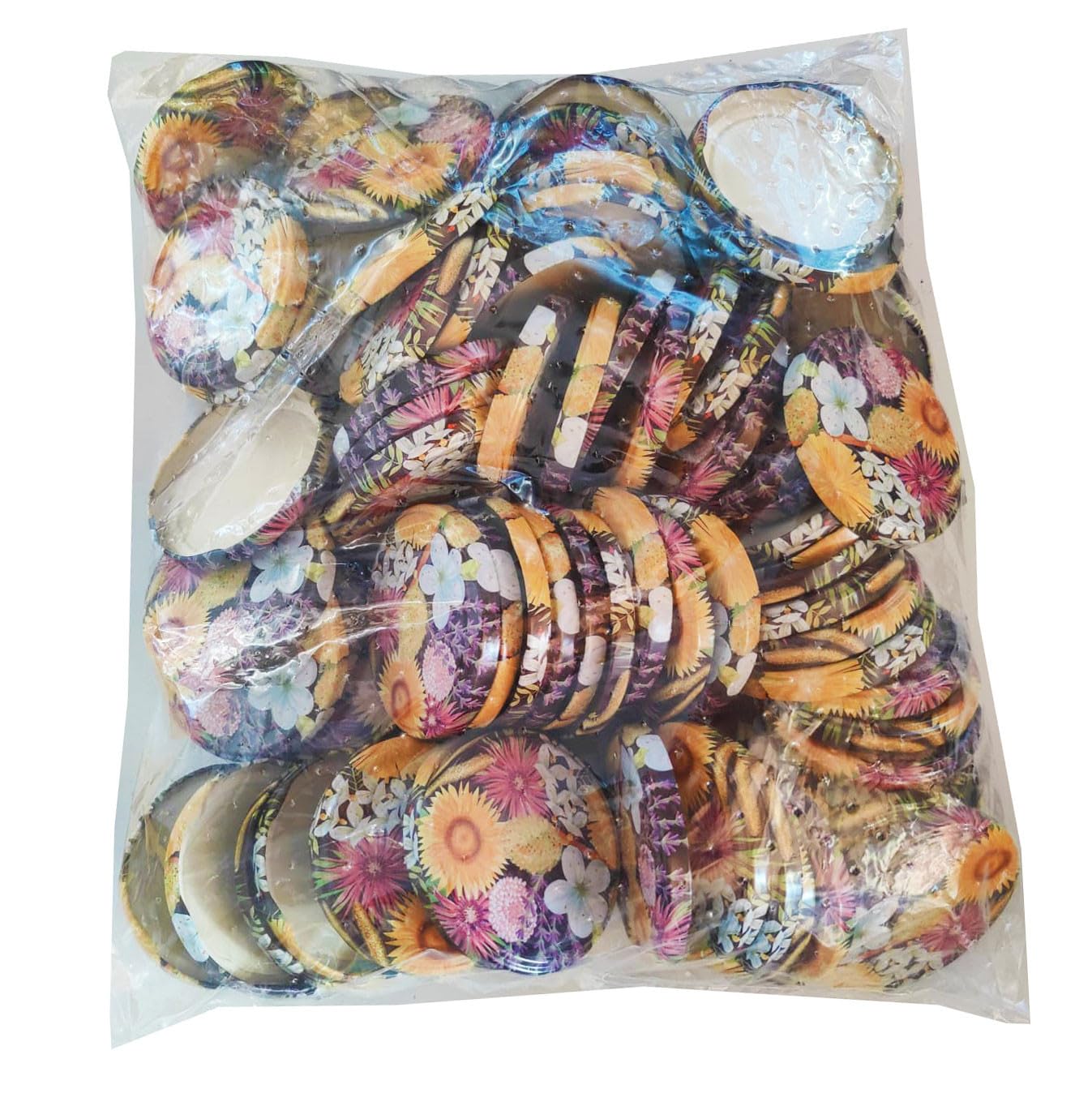 Capsula Fiore per VASETTO Miele - 100 Tappi - Apicoltura 500 Grammi