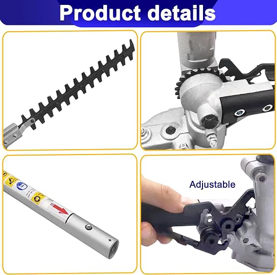 Repalacment Hedge Trimmer Attachment Compatible with Hus128LD Attachment Capable String Trimmers Head Pole saws Powerheads HA322 HA860 HA200