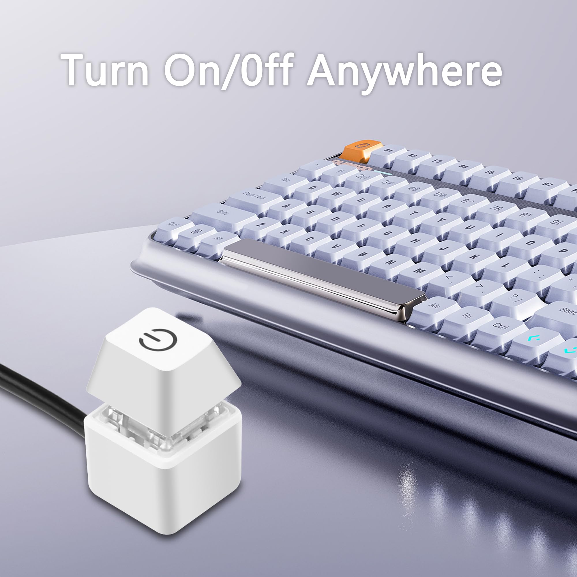 Computer Parts SinLoon External Power Button For Desktop, PC Power ...