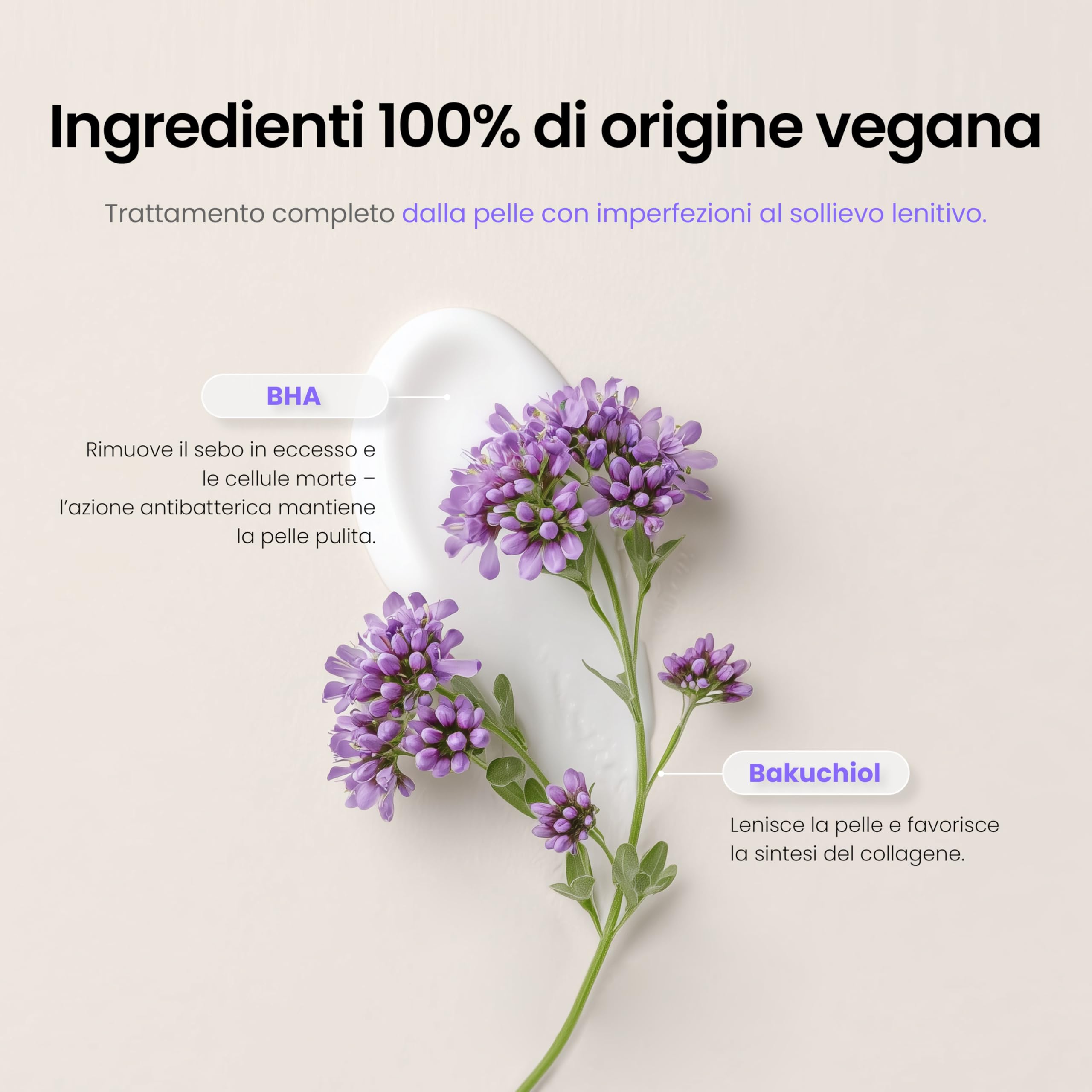 caraseoul Gentle Grinding Burro Struccante - Detergente Viso Coreana, BHA Acido Salicilico & Bakuchiol, Struccante Waterproof, Vasetto Twist-Up, Vegano, Delicato su Occhi e Pelli Sensibili (50ml)