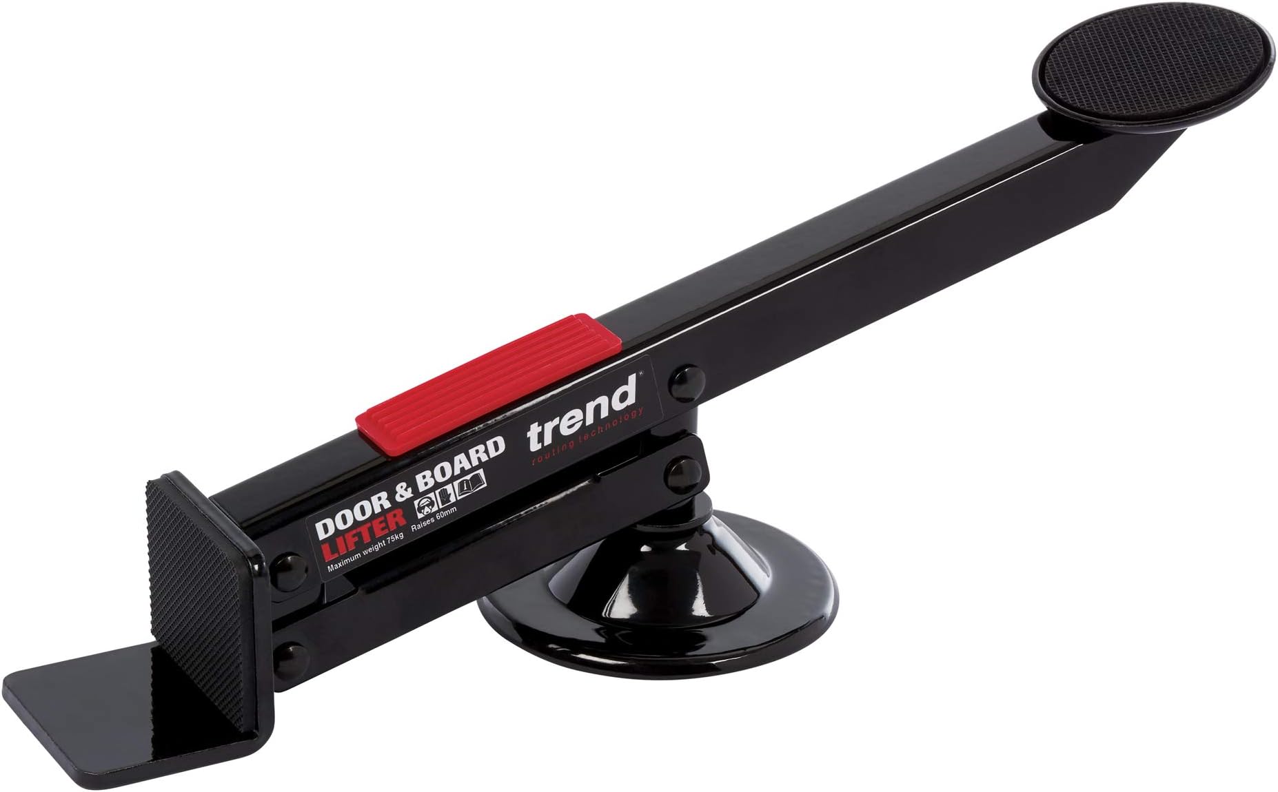 Swivel-Type Door and Board Lifter, Hands-Free Support for Your Projects, Black, D/LIFT/B