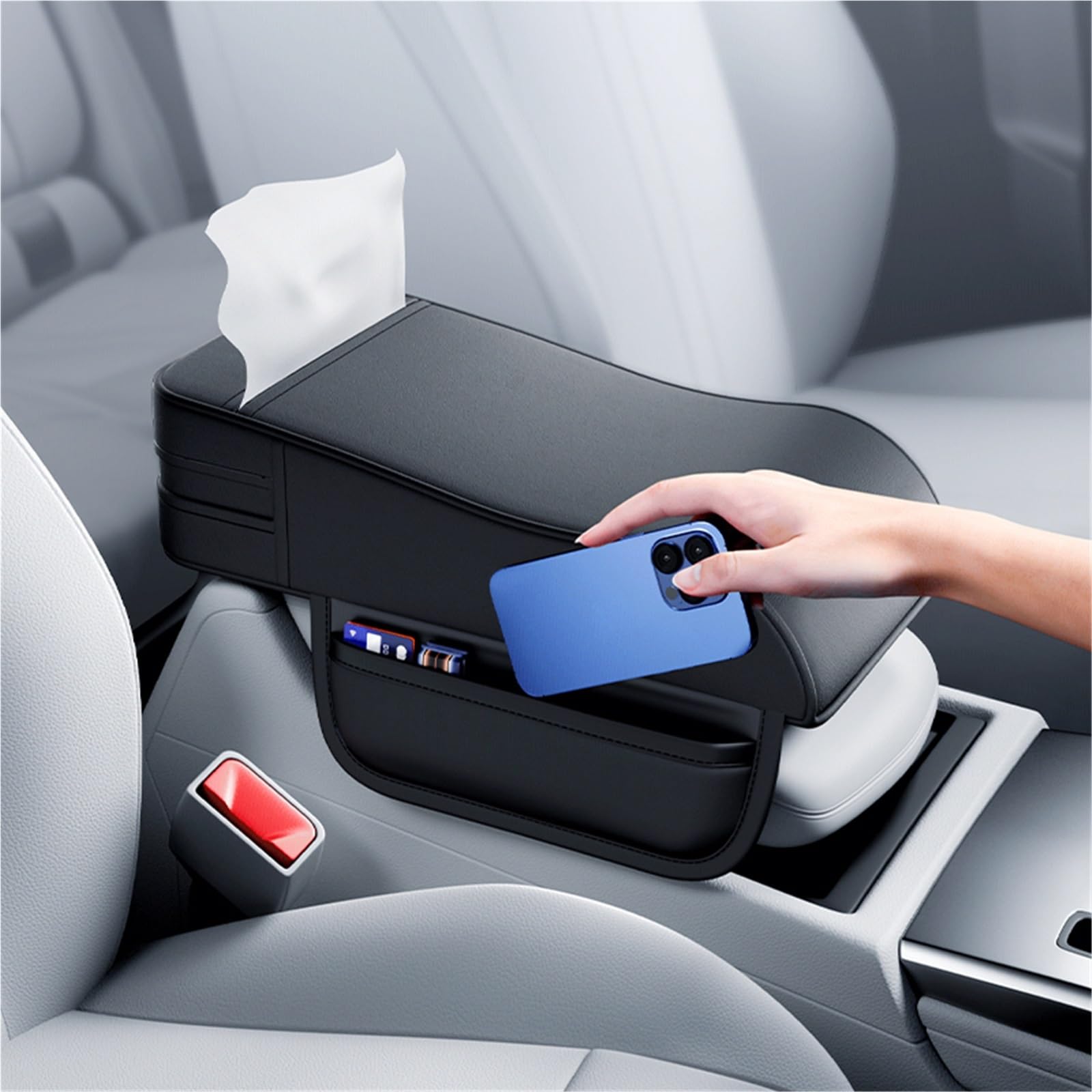 Podkładka Wzmacniająca Do Podłokietnika Samochodowego Uniwersalna Podkładka Pod Podłokietnik Samochodowy Auto Central Premium Elbow Rest Schowek Ochronny Podłokietniki samochodowe