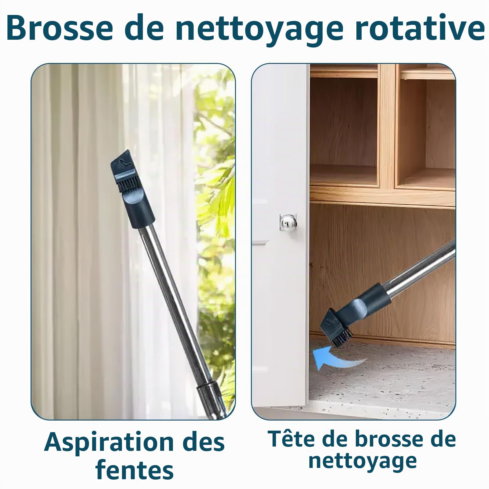 Aspirateur sans Sac,2800W Aspirateur Compact Silencieux,avec Système De Filtration Hepa,Aspiration de 15000 PA,Rayon d'action de 5 m,Poils d'animaux Et Poussière