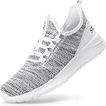 STQ Running Shoes for Women Auch Support Slip on Sneakers Walking Tennis Breathable Athletic Gym Shoes