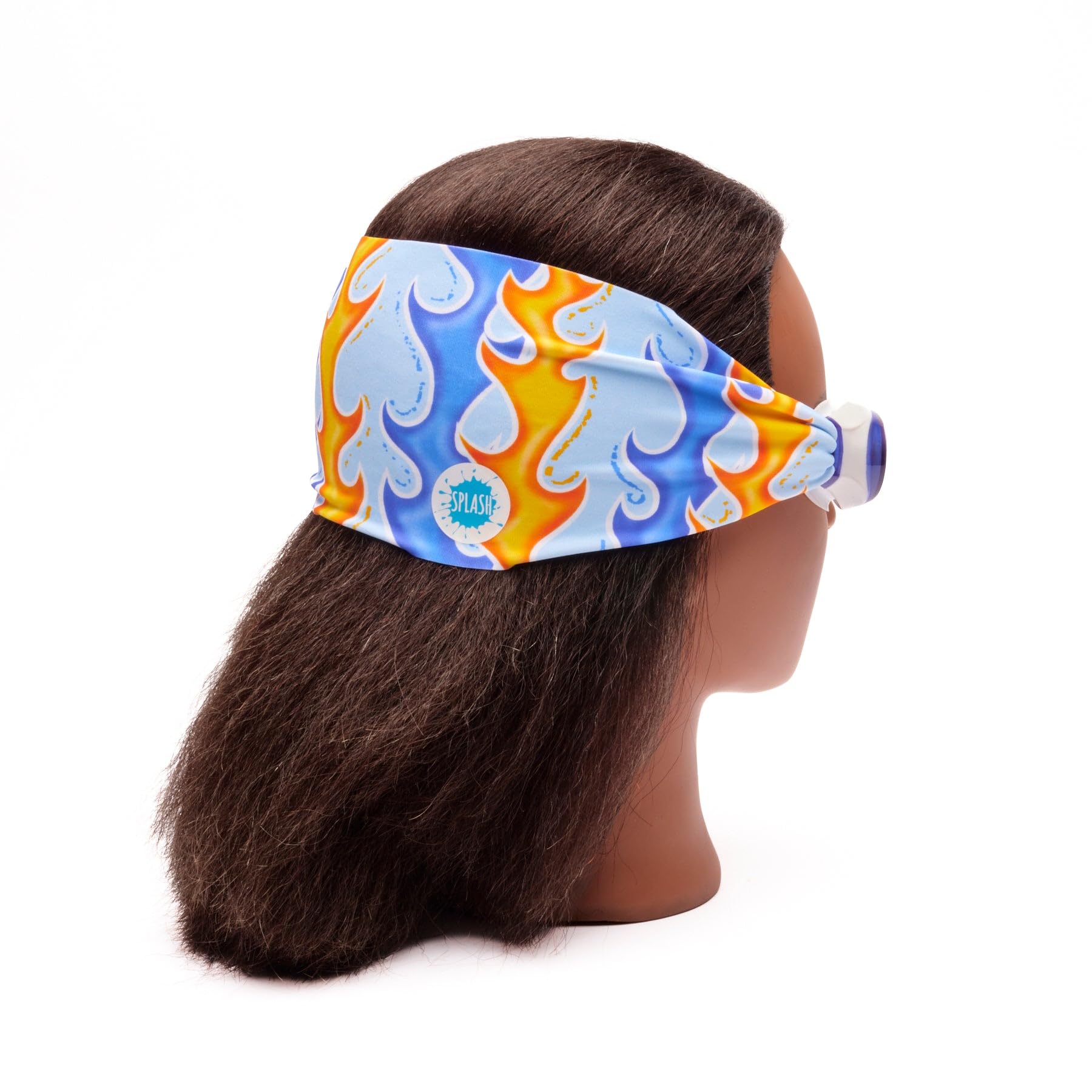 Splash Place Okulary do pływania z paskiem z materiału – Blaze – okulary do pływania dla dorosłych i dzieci
