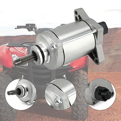 Miniatura 4 de Nuevo motor de arranque compatible con Honda Rancher 420 TRX420 31200-HP5-601 31200-HR0-F01 MITSUBA SM18