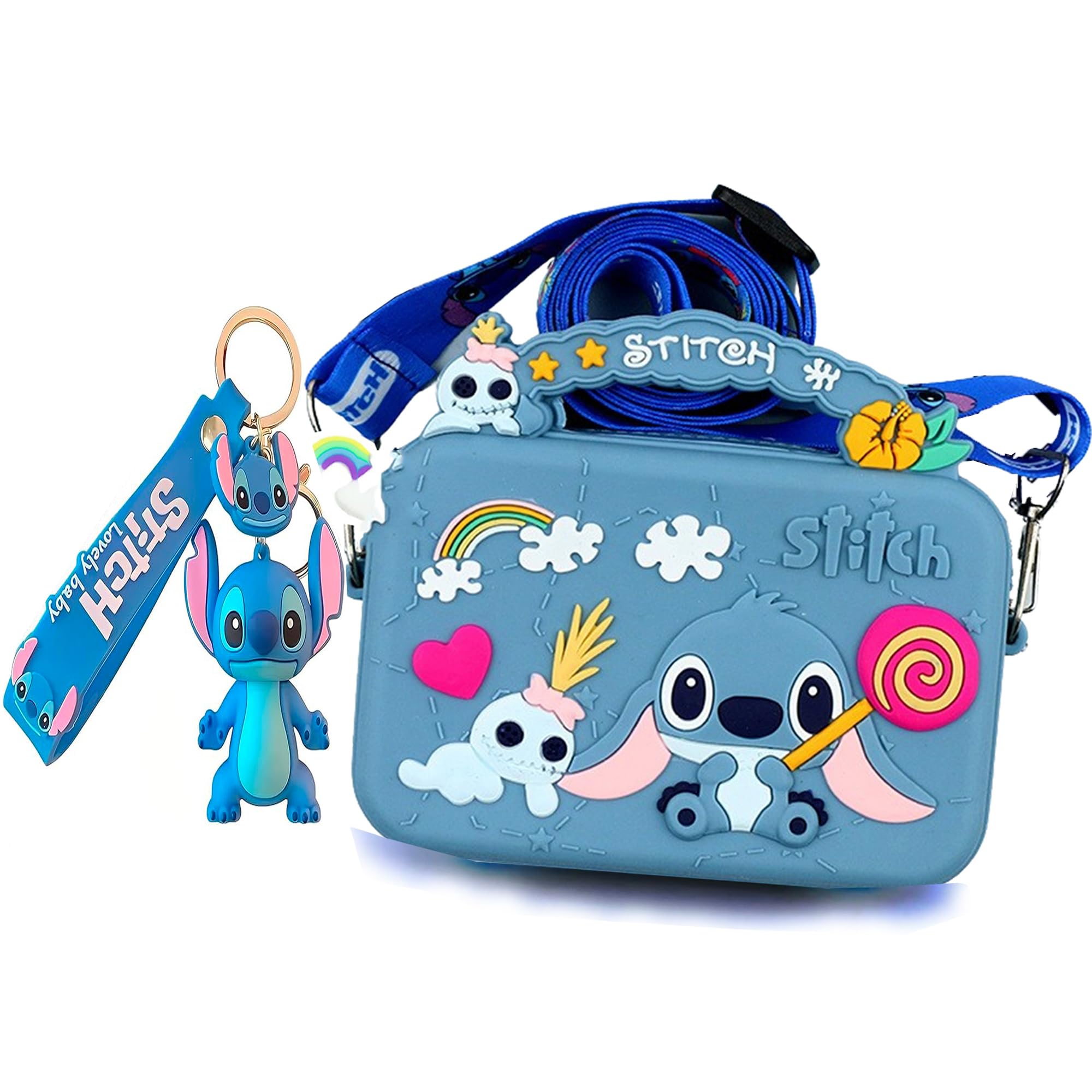 MOBRWUVS Crossbody bag with Adjustable Shoulder Strap, Handbag with Zipper, Badge Wallet with Lanyard, Wallet Purse Shoulder Bag Coin Pouch Accessories Money Bag for Girls