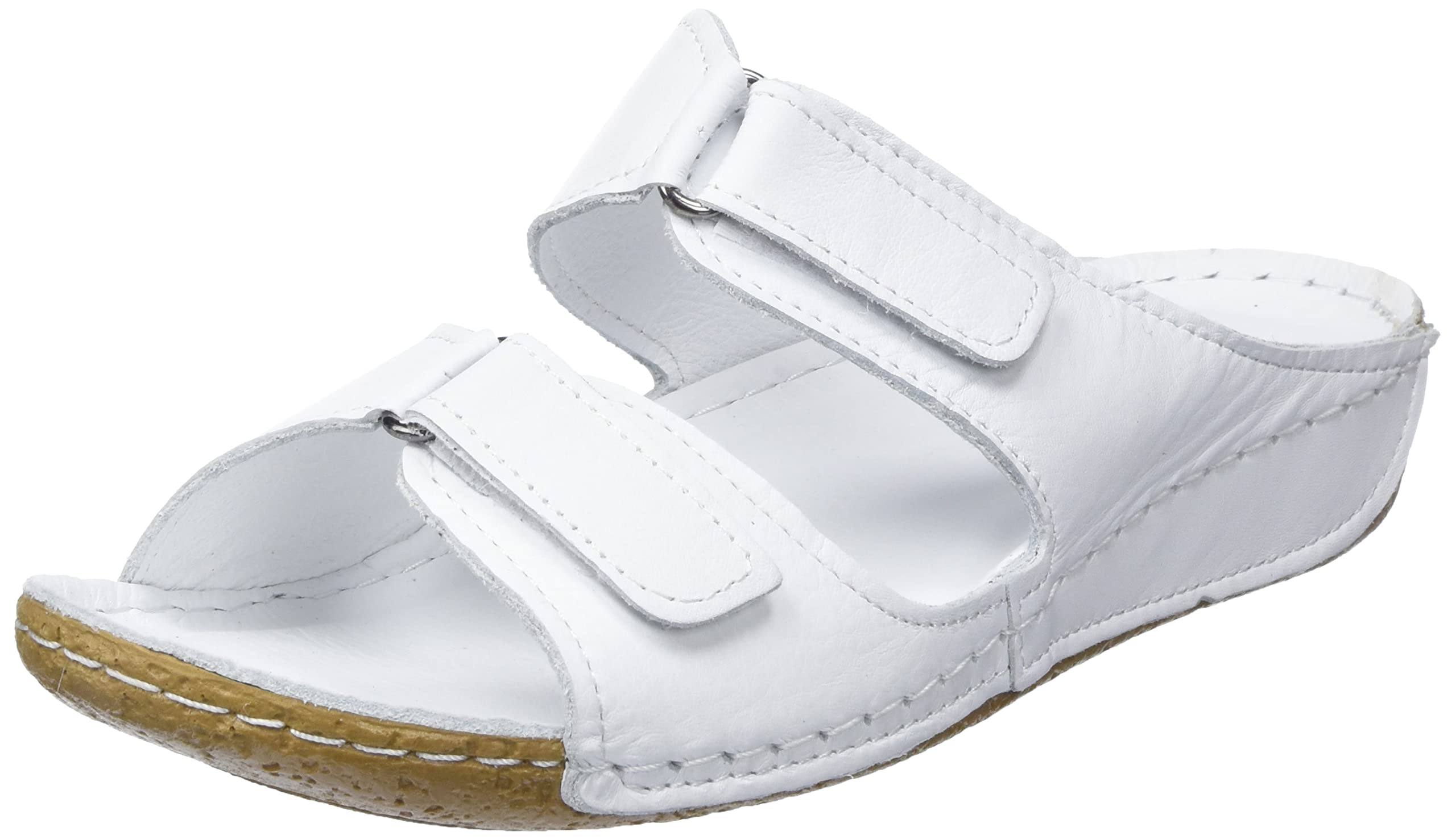 Andrea Conti Women's Mules, White, 5 UK
