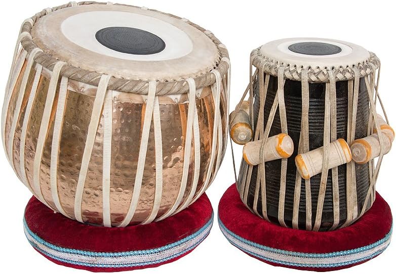 Shyamal Pro Tabla Set Heavy Dimpled Copper Bayan and 5.50" Dayan