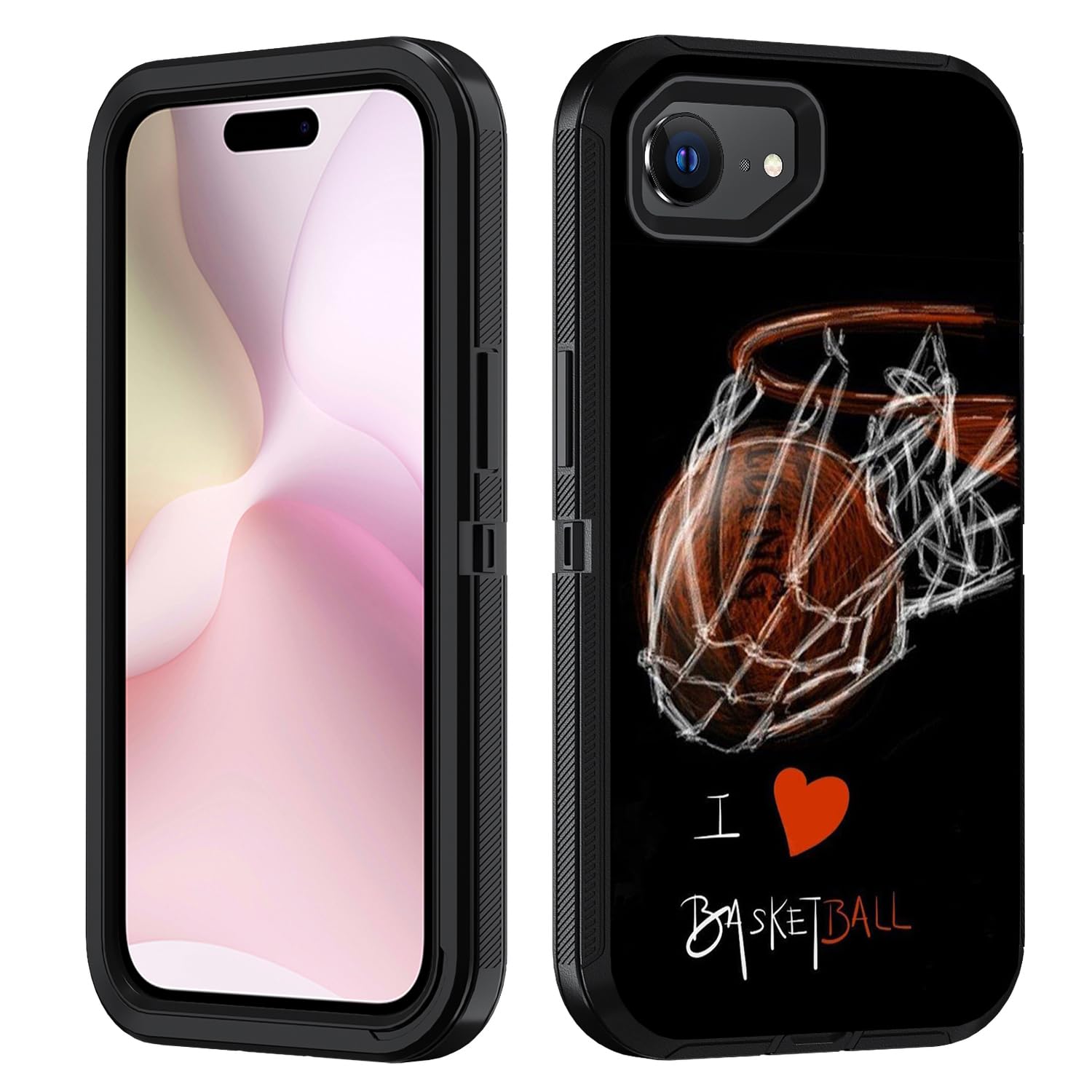 BWOOLL for iPhone 16e Case & iPhone 17e Case, Heavy Duty 3 in 1 Hybrid [Military Grade] Shockproof Drop Full-Body Protection Cover for iPhone 16e &