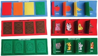 Set of 3 Peek-A-Boo's Early Learning and Recognition Toy