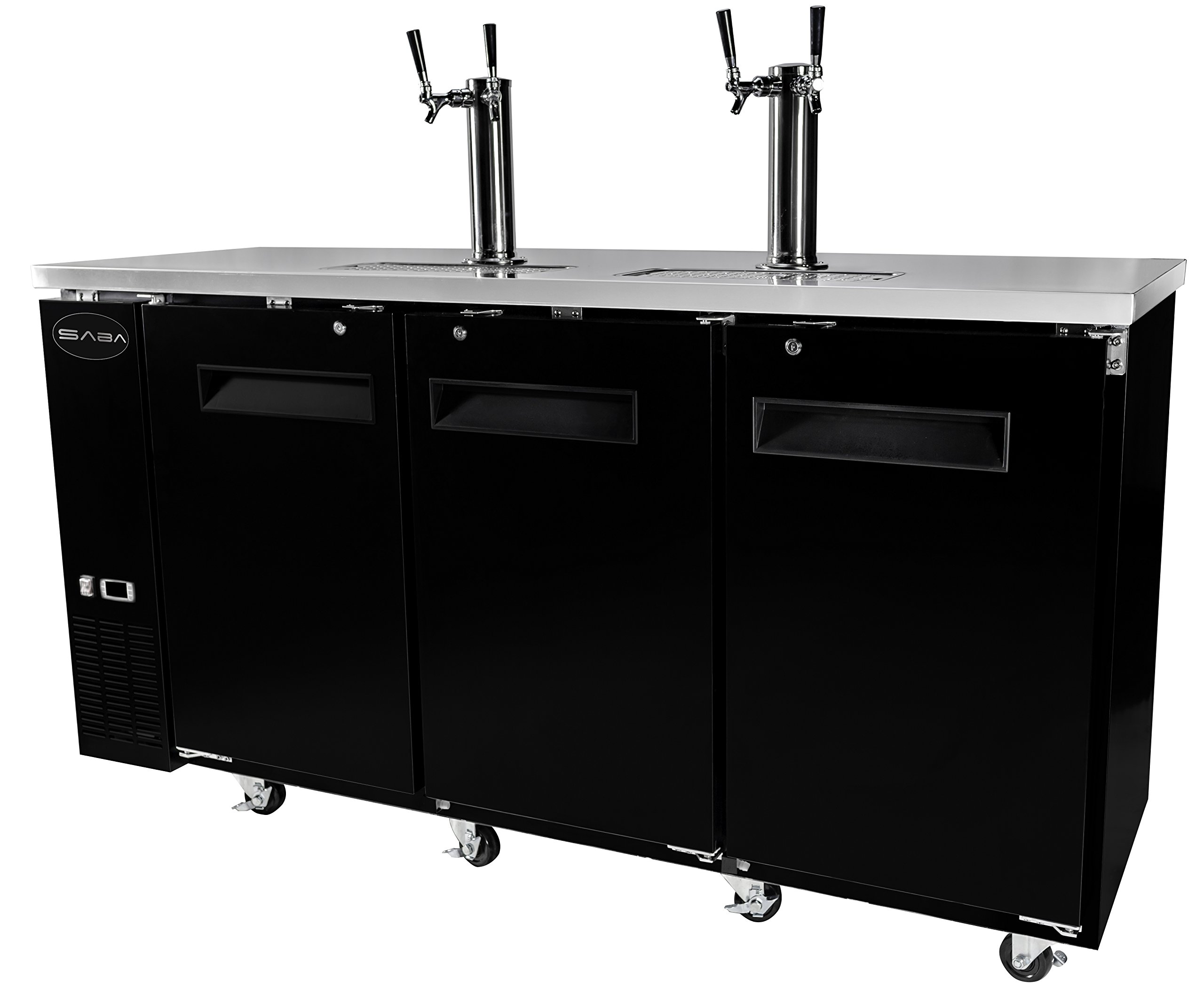 SABA 72" Draft Beer Dispenser With 2 Taps on Fridge.com - View 2