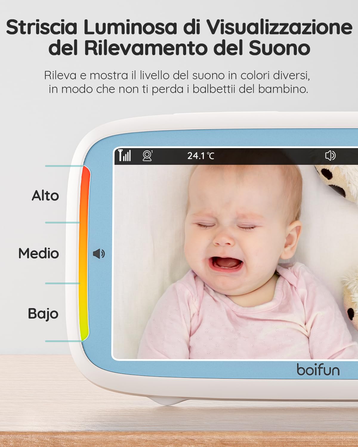 BOIFUN Fotocamera Singola Baby Monitor VB805