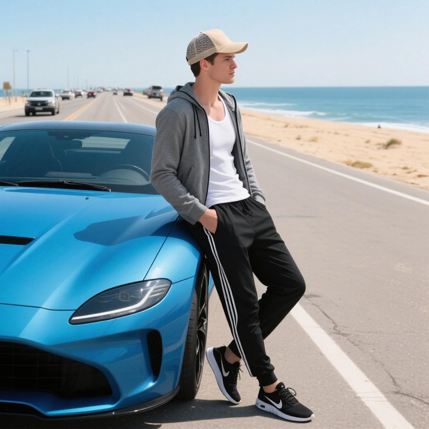 OKBA 10 Pack Sublimation Blank Baseball Cap Adjustable Hat Polyester Mesh Trucker Hats for Men and Women - Image 5