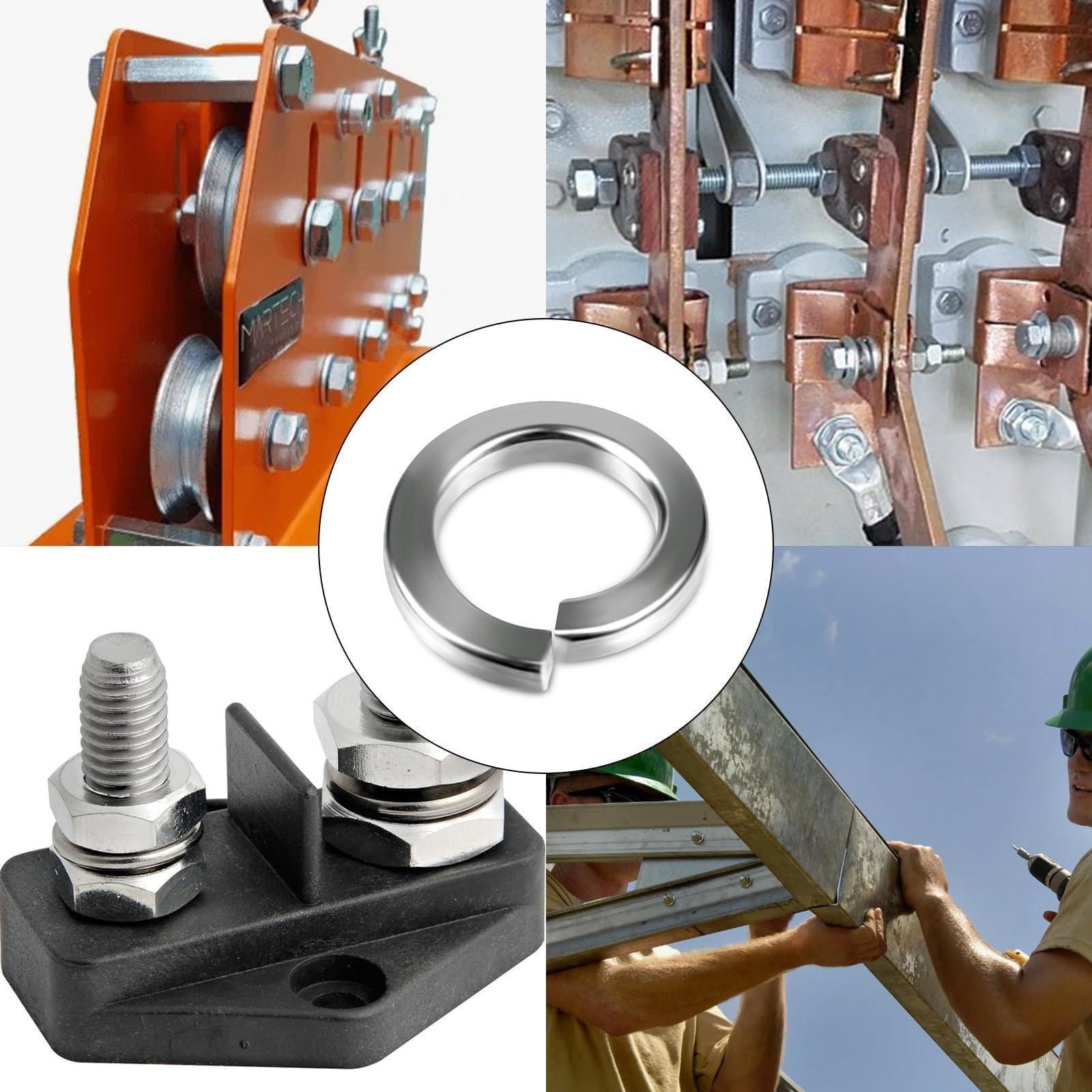 Rondelle Elastiche Ondulate In Acciaio Inox A2 - D8 - Foto 9