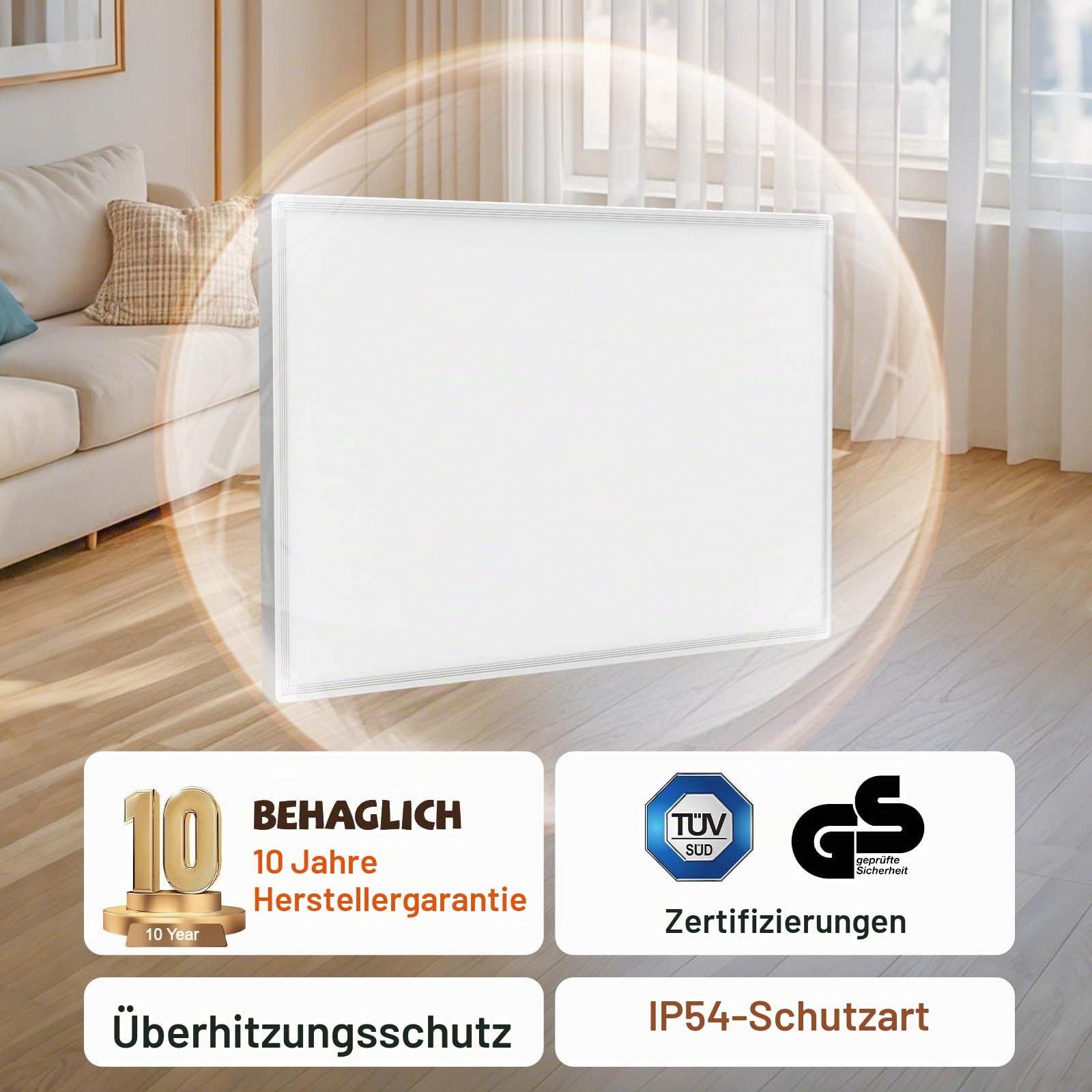 Infrarotheizung Bild 1000W, Infrarotheizung Wandmontage 10-20 m²